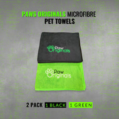 Microfibre Dog Towels - Super Absorbent - 2 Large Microfibre Drying Pet Towels for Dogs, Cats & Pets