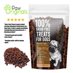 Paw Originals Poultry Grain Free Dog Training Treats 500g