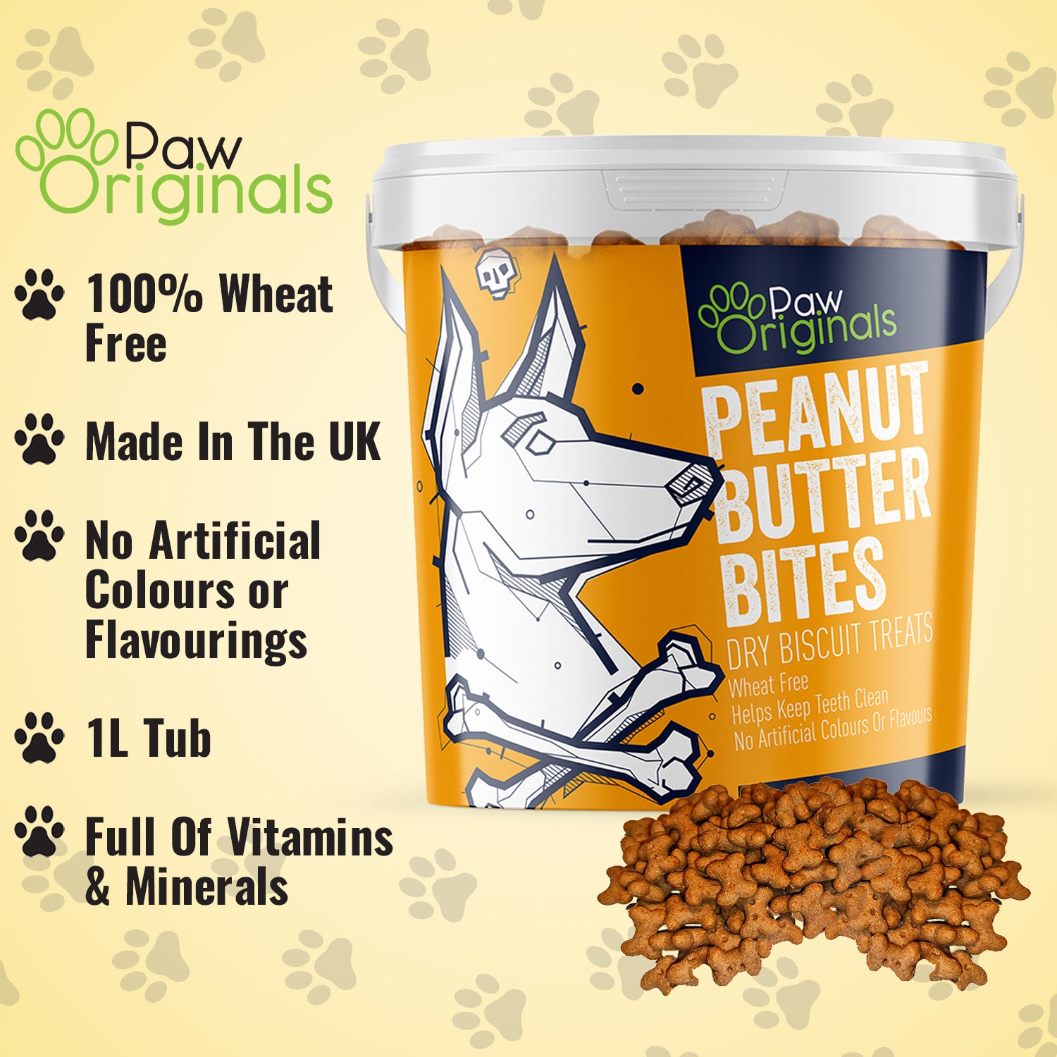 Peanut butter dog treats uk hotsell